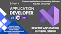 develop c sharp and vb dot net desktop application