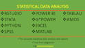 do statistical data analysis using r, python, spss, stata