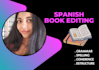 proofread and edit your book in spanish