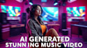 create hyper realistic ai video for music and commerical use