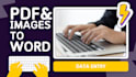 do fast and accurate typing service retype scanned documents and PDF
