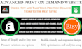 do etsy shopify print on demand print on demand shopify store printiful printify