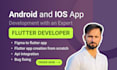 do flutter mobile app development, flutter front end, flutter UI