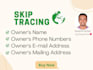 get you property owners email and phone