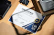 design a professional certificate for award and diploma