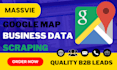 scrape google maps data for b2b business leads with emails