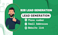 find contact info, phone number, email address, lead generation and web research