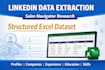 deliver bulk linkedin sales navigator search results data