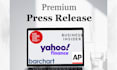 publish your press release article on high authority websites with backlinks
