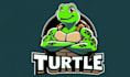 create a unique turtle and dog mascot logo design