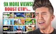 design clickbait rust thumbnail and miniature youtube