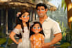 design a professional disney family portrait