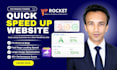 fix slow wordpress website, boost core web vitals score, pagespeed and do ai seo
