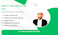 draft power of attorney and legal documents for overseas pakistanis