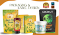 do food packaging design, box design, pouch design, mailer box label design