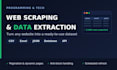 build a web scraper for data extraction and lead generation