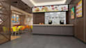 do 3d cgi cafe spot , coffee spot, fast food kiosk  design
