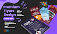 design a professional flyer for your business or services