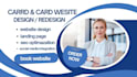 design carrd website redesign carrd website card website landing page wordpress