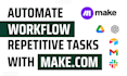 automate your apps with make integration, make integromat automation expert