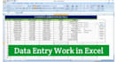create accurate excel ms word data entry