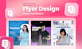 design business flyer and poster that boost sales