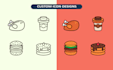 design custom catchy icons for your business