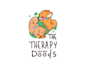 design cute therapy dogs logo