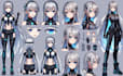 design and rigging high quality vtuber model 2d vtuber anime live 2d