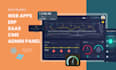 build custom web app software, web application saas crm admin panel erp