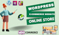 create an ecommerce online store using wordpress
