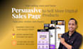 create persuasive sales page to sell more digital products