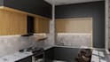 design a modern kitchen with high quality 3d renders