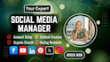 be your social media manager and content creator