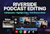 edit riverside recording with multicam