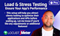 load and stress testing and server sizing report