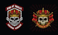 make custom king skull logo
