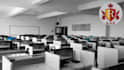do attractive office zoom virtual background with your logo