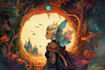 create stunning fantasy illustrations