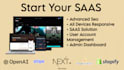 create a fullstack saas website, UI UX, backend code and API