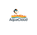design bikini girl on pool float logo