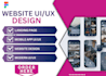design a modern website app UI UX, template, mockup in figma