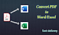 copy writing ,pdf convert perfectly