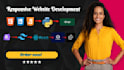 do website development as a full stack developer, frontend and backend developer