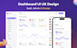 design modern dashboard UI UX, web app, admin panel, and saas UI in figma