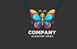 do make butterfly mascot logo design with express delivery