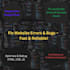fix bugs and errors in your HTML, CSS, and javascript code