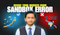recover your website from google sandbox error and improve ranking