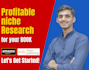 research a profitable niche for your amazon KDP kindle books with keywords