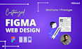 design modern UI UX for website
